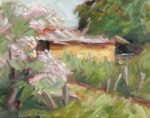 Christine Crozier - Apple Tree & Shed
