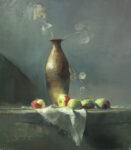 Ronald Goldfinger - Tall Vase & Lady Apples