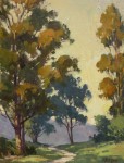 Paul Kratter - Dappled Light Along the Trail