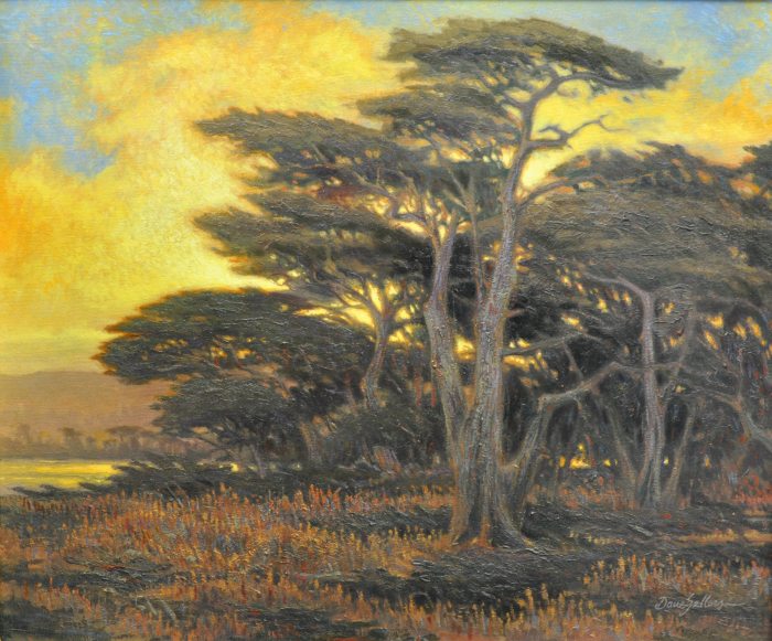 Dave Sellers - Moss Landing Cypress & Sunset