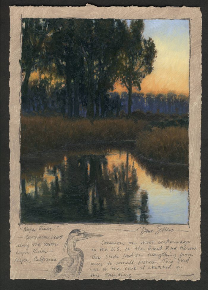 Dave Sellers - Napa River Blue Heron