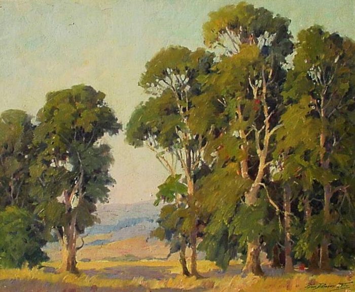 George Demont Otis - Early California painting - Meadow Family